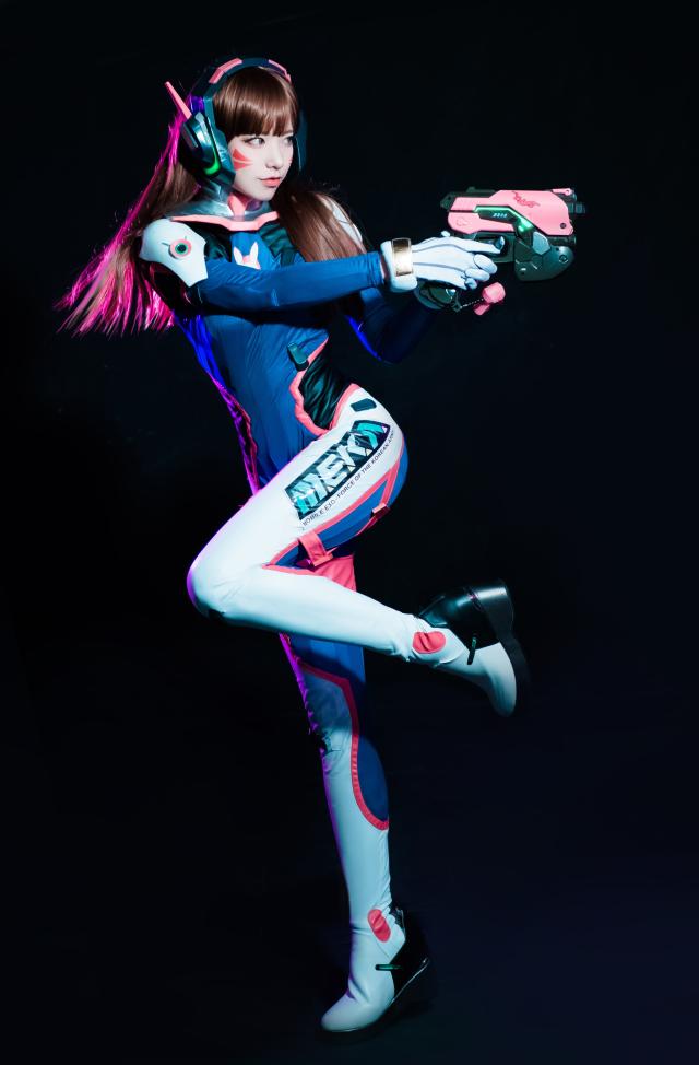 [高清](supermarket) 美女cosplay守望先锋 d.va (15张)