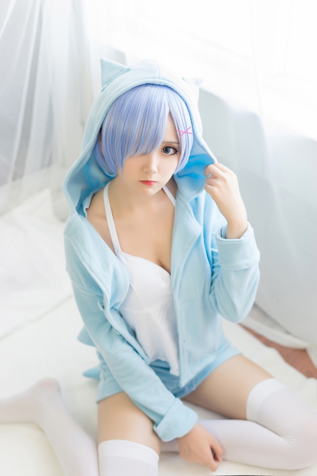 蕾姆的蓝色睡衣 Cosplay 《Re：从零开始的异世界生活》 Rem