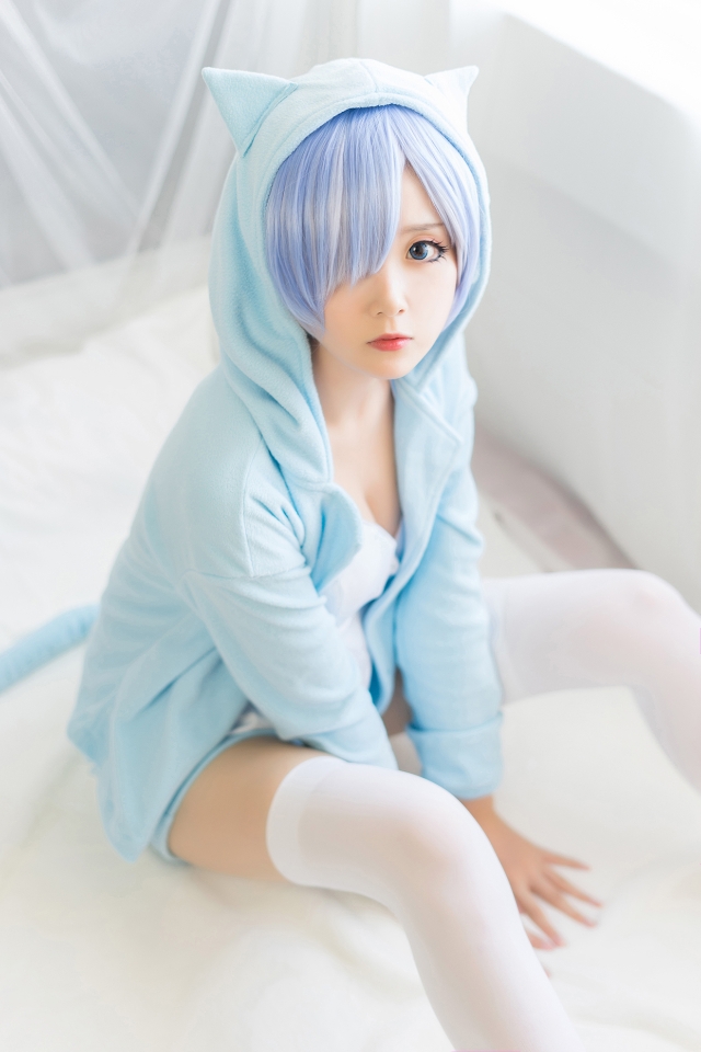 蕾姆的蓝色睡衣 Cosplay 《Re：从零开始的异世界生活》 Rem