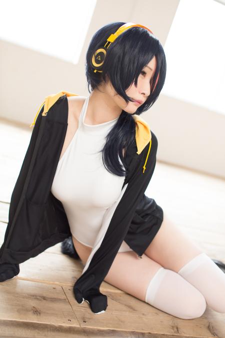 可爱的少女Cosplay