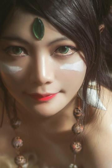 英雄聯盟 狂野女猎手-奈德丽(Nidalee) 美女cosplay