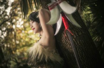 英雄聯盟 狂野女猎手-奈德丽(Nidalee) 美女cosplay